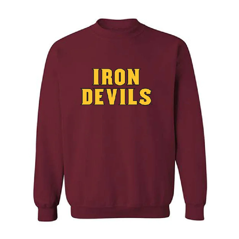 Arizona State - NCAA Women's Swimming & Diving : Indigo Armon - Replica Shersey Crewneck Sweatshirt Hoodie with Hem Fringe Bohemian Relaxed