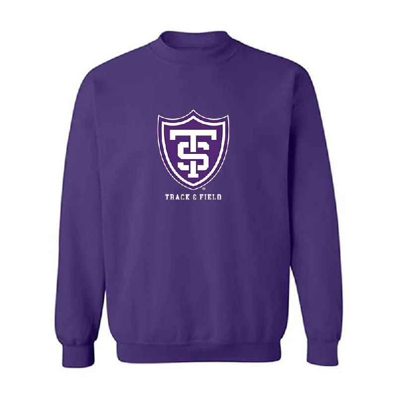 UST - NCAA Women's Track & Field : Olivia Keller - Crewneck Sweatshirt Hoodie with Crew Neck Simple Timeless