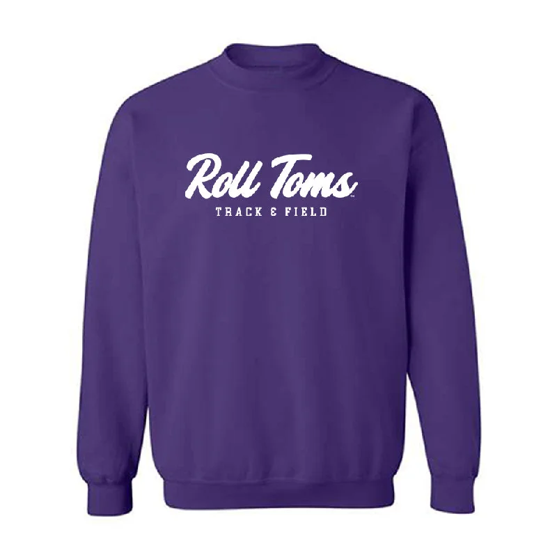 UST - NCAA Women's Track & Field : Becca Randleman - Crewneck Sweatshirt Hoodie with Toggle Buttons Decorative Unique