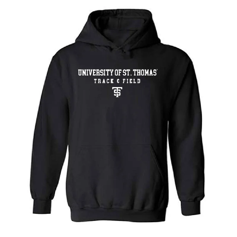 UST - NCAA Women's Track & Field : Lillian Allen - Classic Shersey Hooded Sweatshirt Hoodie with Drawcord Adjustable Secure