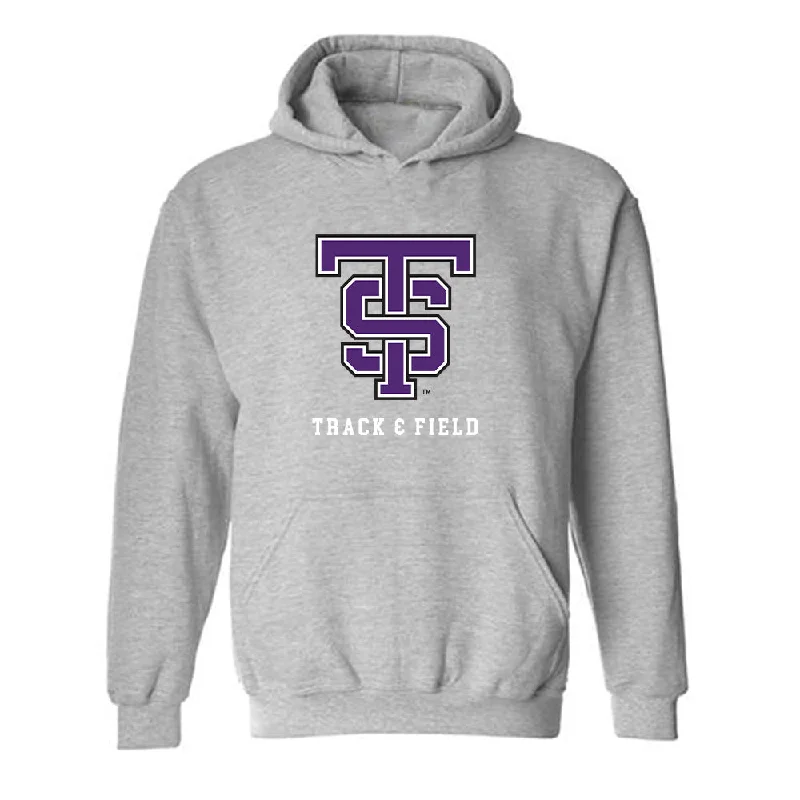 UST - NCAA Women's Track & Field : Becca Randleman - Hooded Sweatshirt Hoodie with Side Slits Relaxed Casual