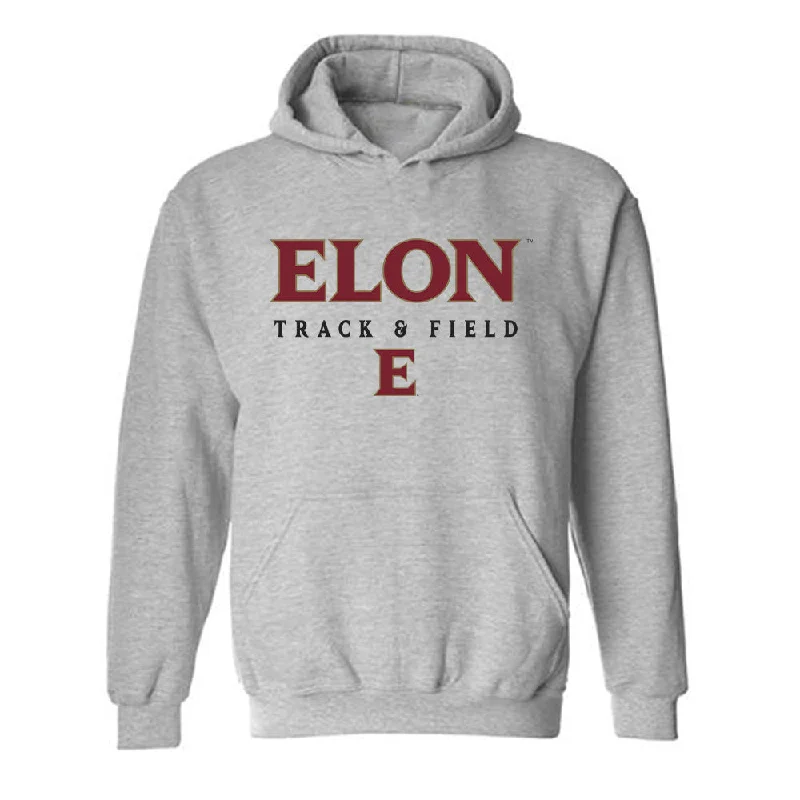 Elon - NCAA Women's Track & Field : Mia Stimpson - Classic Fashion Shersey Hooded Sweatshirt Hoodie with Gradient Ombre Colorful