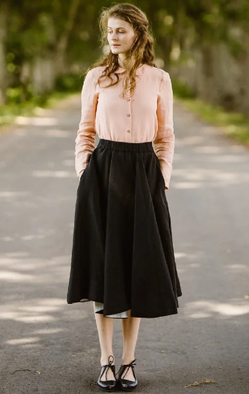 Classic Skirt leather skirt bold