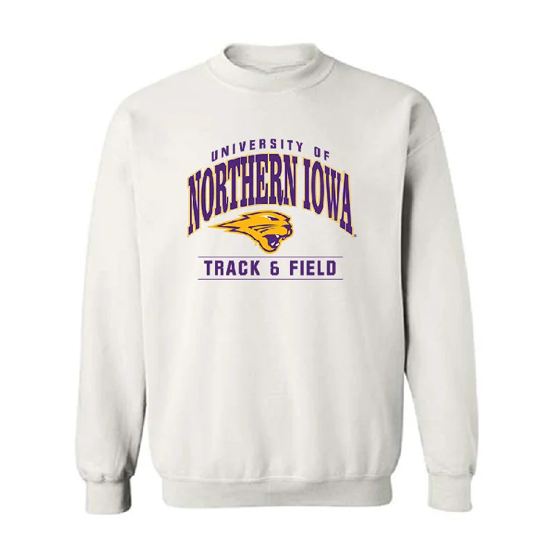 Northern Iowa - NCAA Women's Track & Field : Aleksys Gannon - Classic Shersey Crewneck Sweatshirt Hoodie with Ribbed Cuffs Snug Fit Comfort