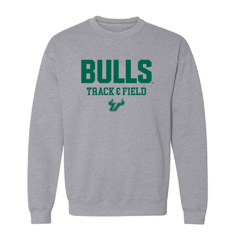 USF - NCAA Women's Track & Field : Ella Galloway - Classic Shersey Crewneck Sweatshirt Hoodie with Embroidery Detailed Premium