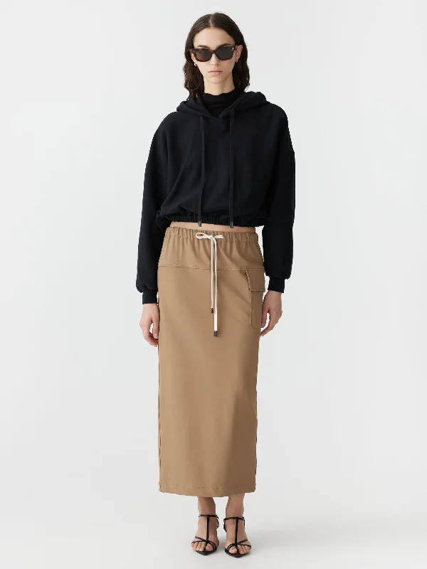 stretch twill utility skirt denim skirt classic