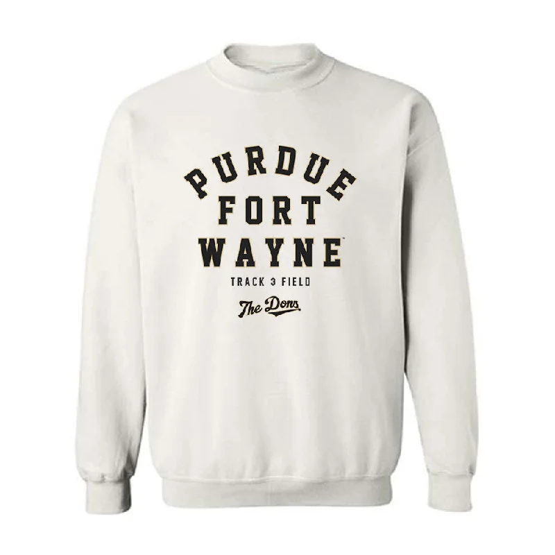 PFW - NCAA Women's Track & Field : Harmony Johnson - Classic Shersey Crewneck Sweatshirt Hoodie with Tied Waist Feminine Flattering