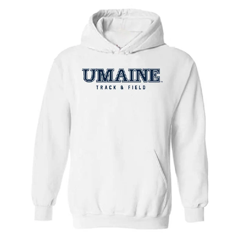 Maine - NCAA Women's Track & Field : Rebekah Hunnewell - Classic Fashion Shersey Hooded Sweatshirt Hoodie with Toggle Buttons Decorative Unique