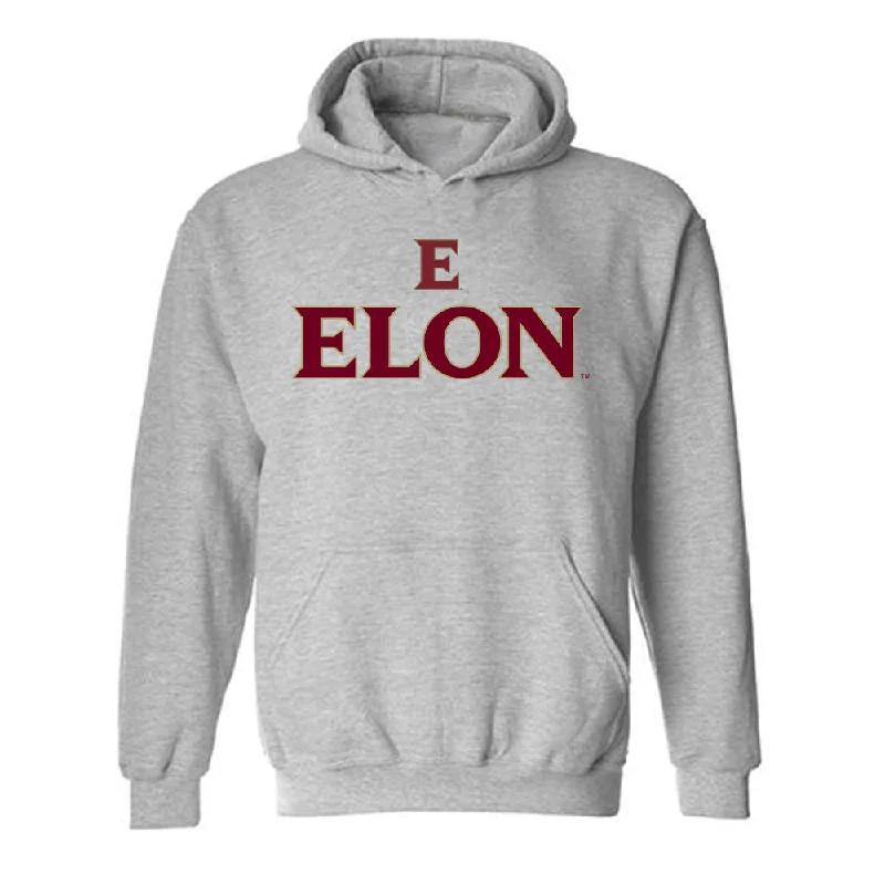 Elon - NCAA Women's Track & Field : Mia Stimpson - Classic Fashion Shersey Hooded Sweatshirt Hoodie with Sequins Glamorous Eye-catching