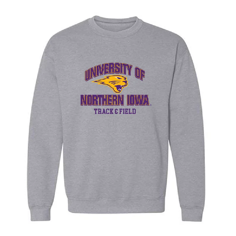 Northern Iowa - NCAA Women's Track & Field : Aleksys Gannon - Classic Shersey Crewneck Sweatshirt Hoodie Jacket Zipper Layering