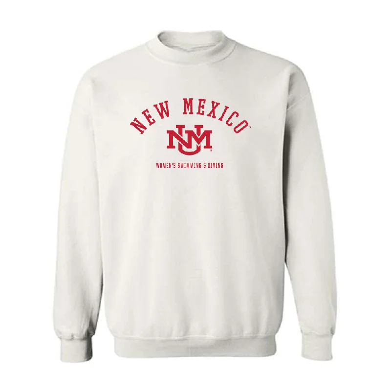 New Mexico - NCAA Women's Swimming & Diving : Kaylah Yazzie - Classic Fashion Shersey Crewneck Sweatshirt Hoodie with Thumb Holes Functional Cozy