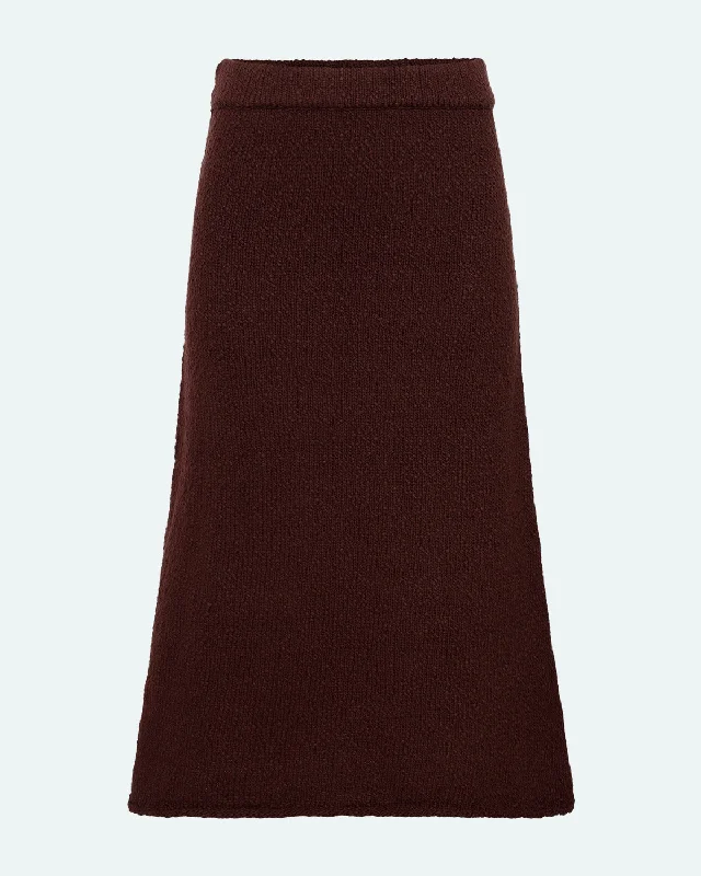 Mavilas 3072 Skirt - Hot Fudge velvet skirt sumptuous