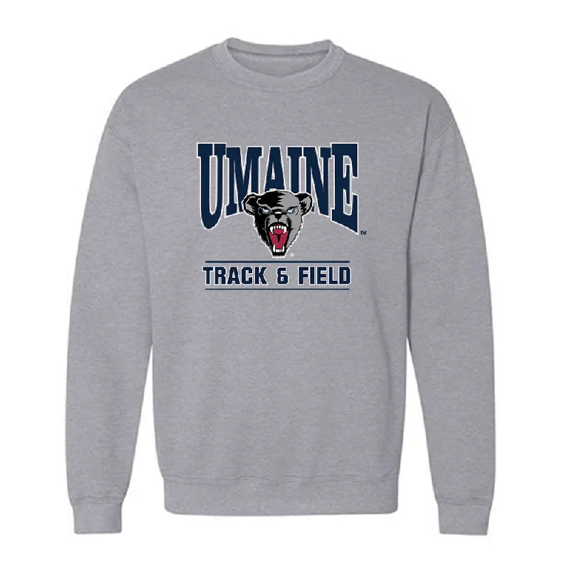 Maine - NCAA Women's Track & Field : Rebekah Hunnewell - Classic Fashion Shersey Crewneck Sweatshirt Hoodie with Raglan Sleeves Sporty Comfortable