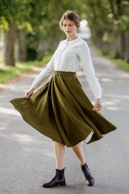 Classic Skirt silk skirt elegant