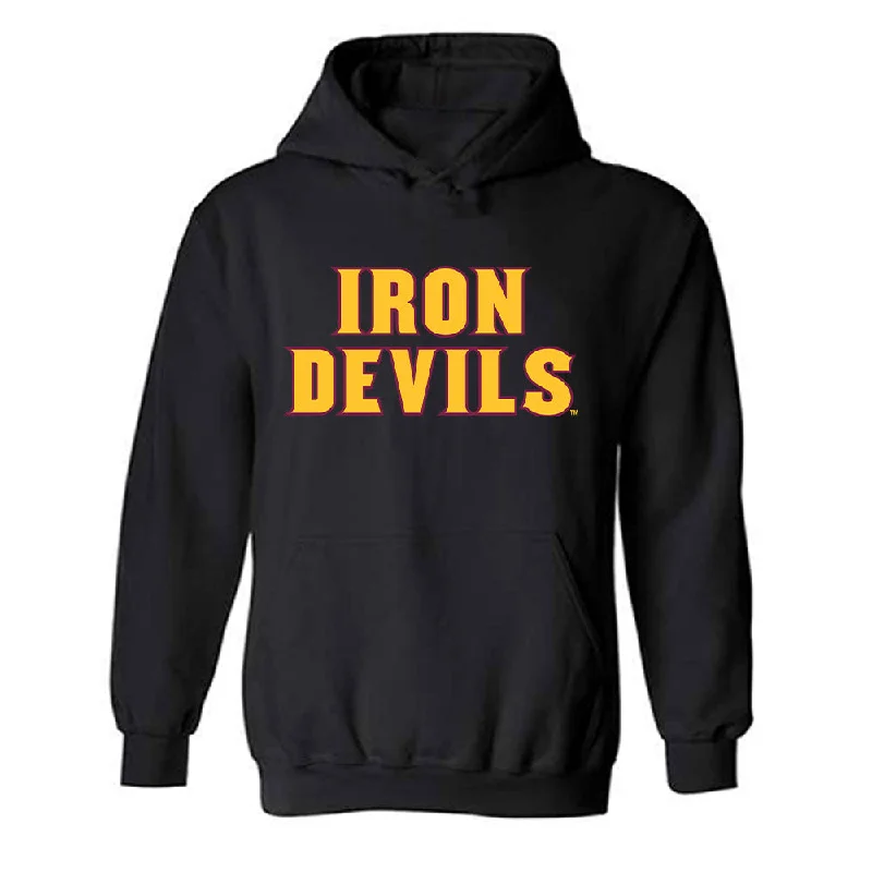 Arizona State - NCAA Women's Swimming & Diving : Miriam Sheehan - Replica Shersey Hooded Sweatshirt Hoodie with Thumb Holes Functional Cozy