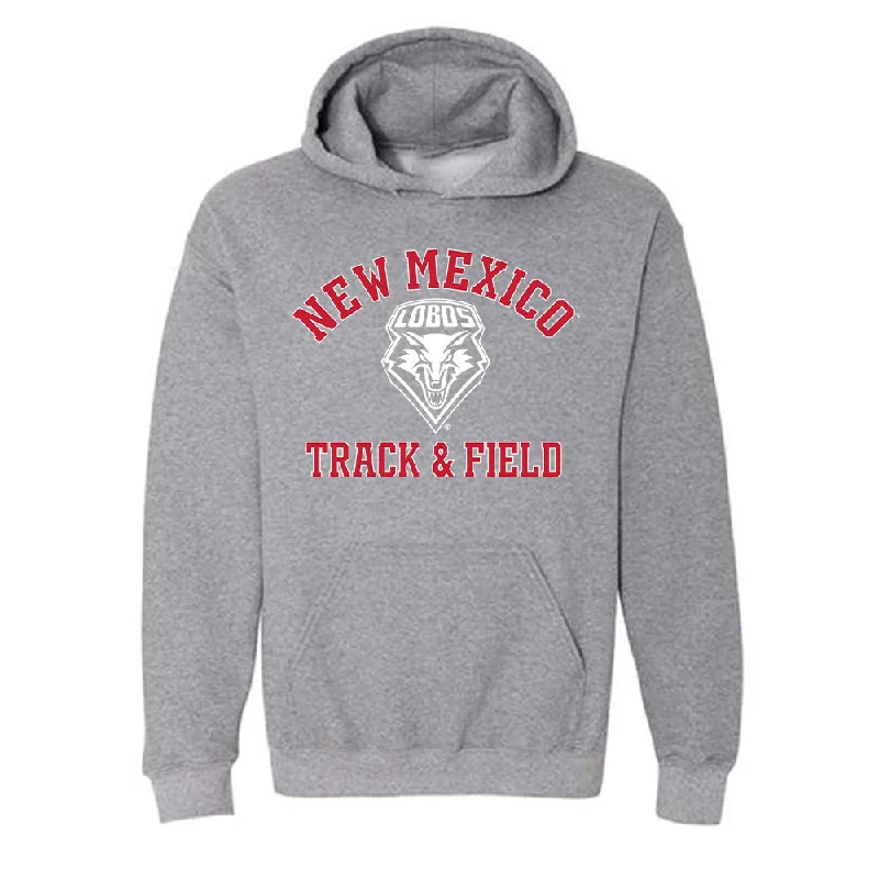 New Mexico - NCAA Women's Track & Field : Rebecca Grieve - Classic Shersey Hooded Sweatshirt Hoodie with Hood Adjustable Protection