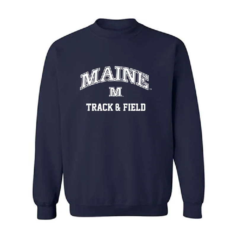 Maine - NCAA Women's Track & Field : Rebekah Hunnewell - Classic Shersey Crewneck Sweatshirt Hoodie with Bell Sleeves Flared Feminine