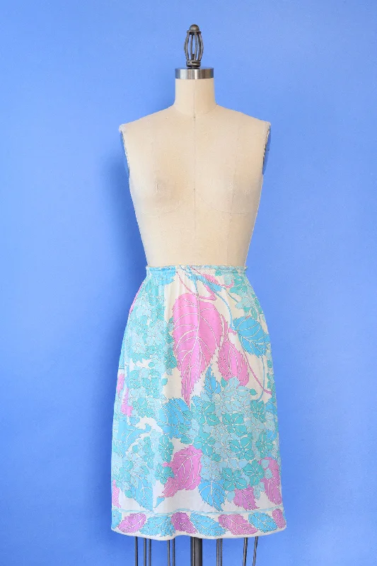 Pucci Pastel Slip Skirt XS-M cotton skirt soft