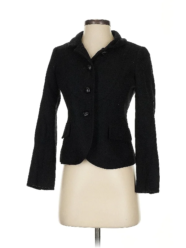 Wool Blazer Women's Navy Jacket