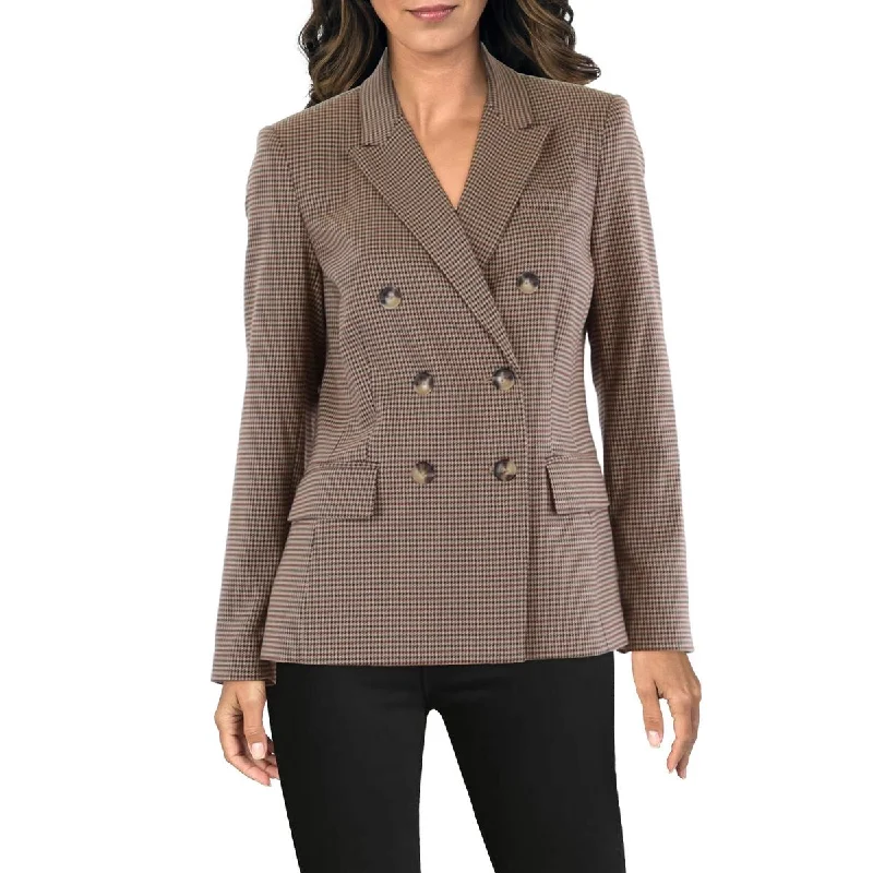 Womens Office Work Double-Breasted Blazer Women's Fashion Blazer