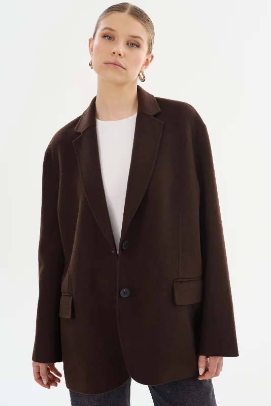 ENNIS | Oversized Wool Blazer Women's Fashion Blazer