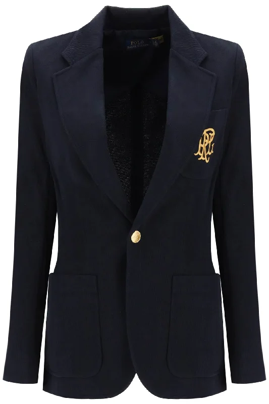 double-knit blazer 211795348002 PARK AVENUE NAVY Women's Boutique Suit