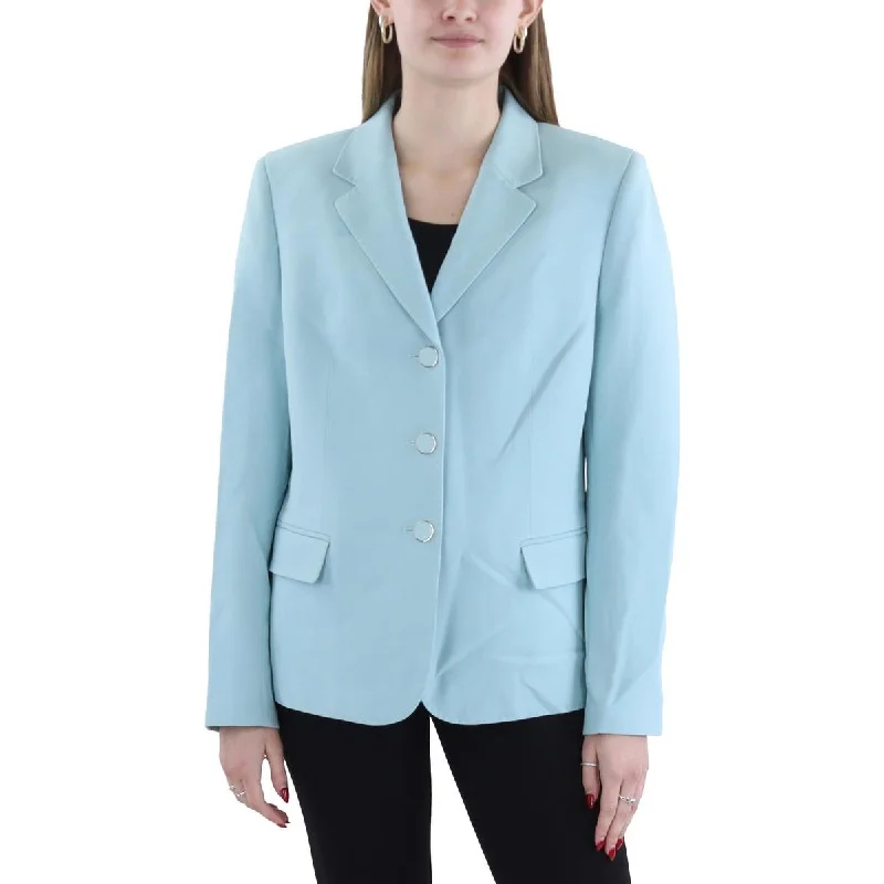 Womens Pocket Office Wear Two-Button Blazer Women's Handmade Blazer