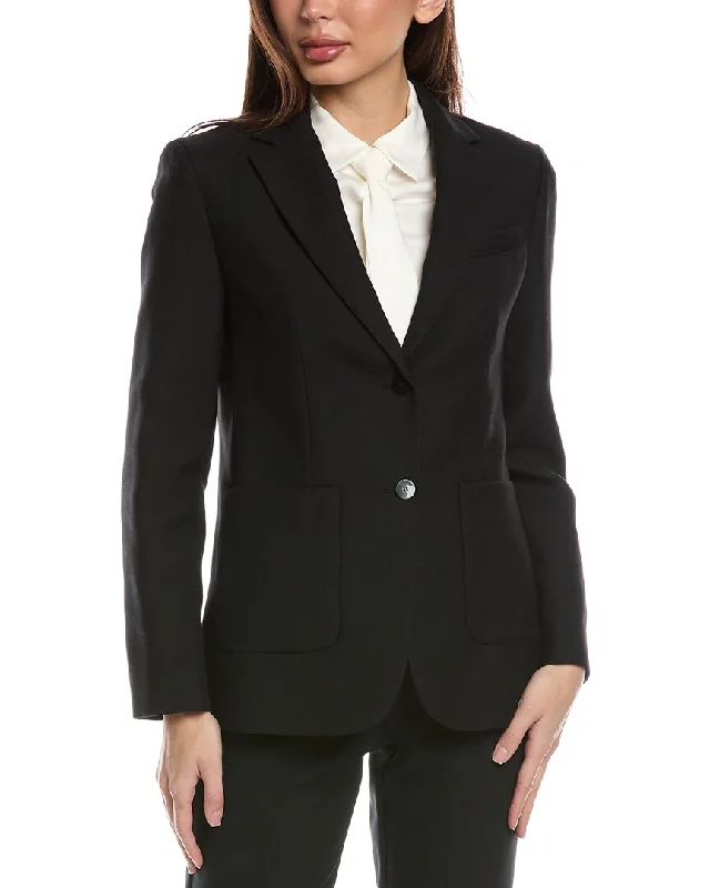 Theory Classic Wool-Blend Blazer Women's High-End Blazer