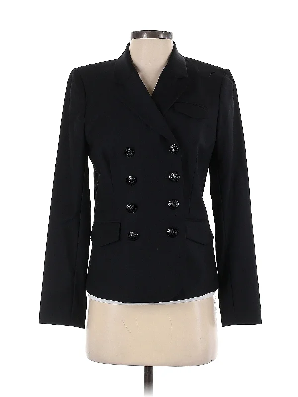 Wool Blazer Women's Solid Blazer