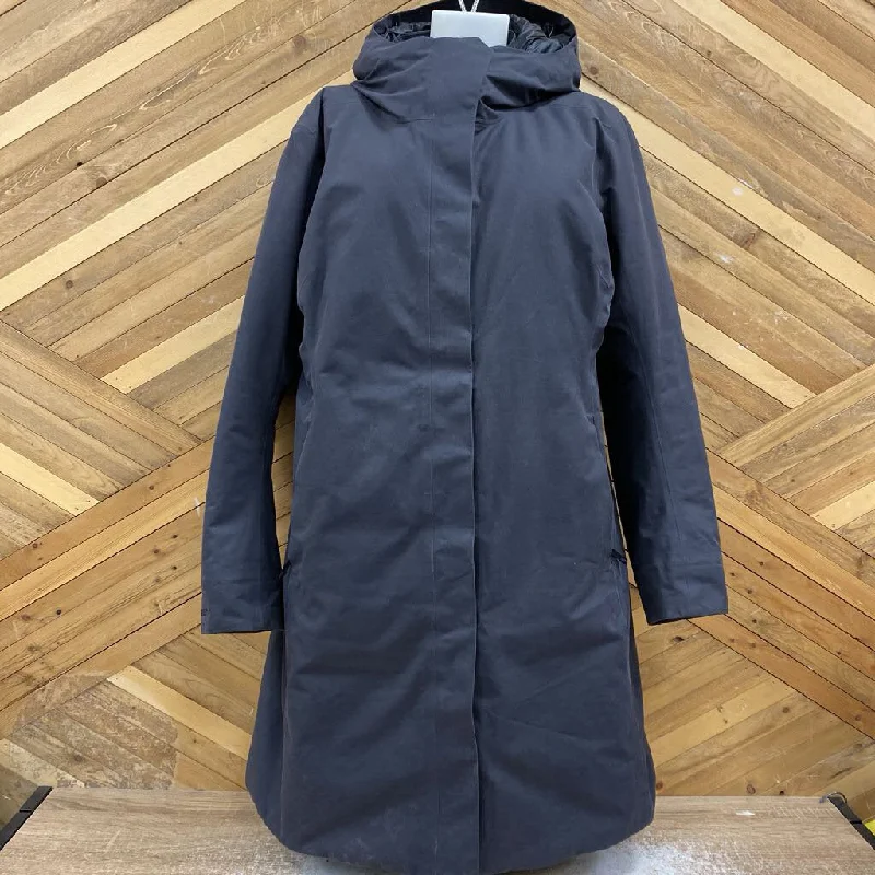 Arc'teryx - Women's Patera Long Down Parka - MRSP $950: Dark Grey-women-XL Trendy Fashion Parka Jacket