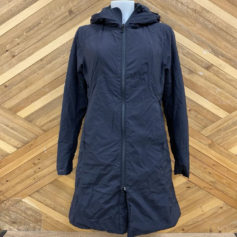 Arc'teryx - Women's Sylva Parka - MSRP $500: Black -women-MD Belted Stylish Parka Jacket