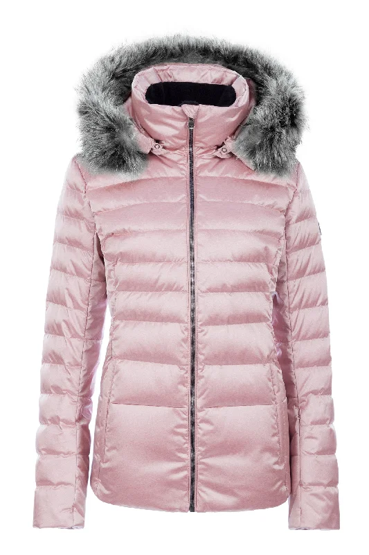 Julia Luxe Parka w/ Faux Fur Waterproof Snowproof Parka Jacket