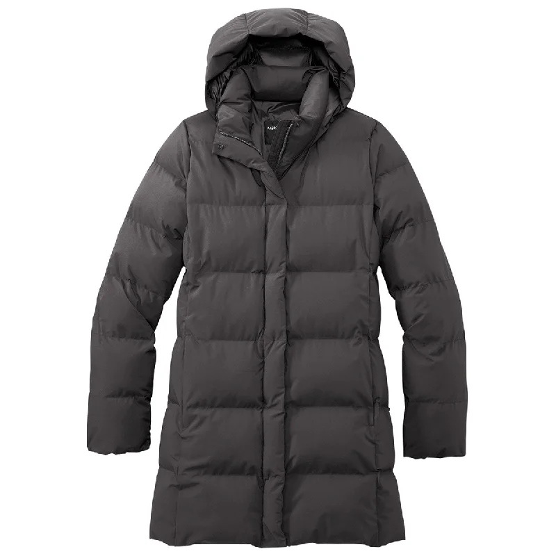 Mercer + Mettle Women's Anchor Grey Puffy Parka Cozy Down-Filled Parka