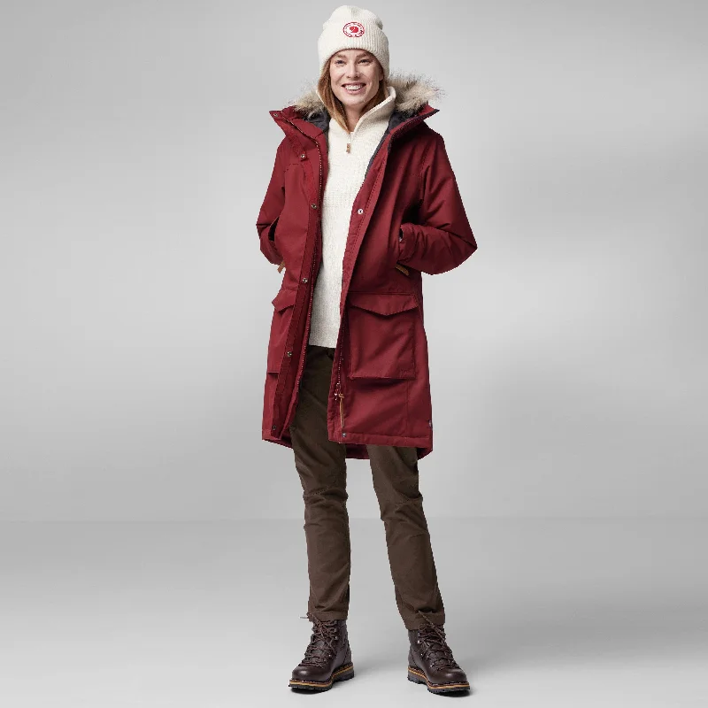 Nuuk Lite Parka W Padded Longline Parka Coat