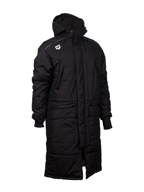 Parka Team Solid - Noir Warm and Cozy Parka