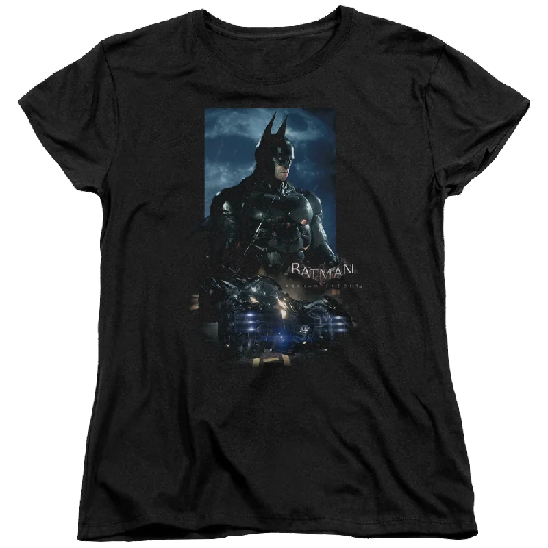 Batman - Arkham Batmobile - Women's T-Shirt Satin Blend Silk Blend Wool Blend