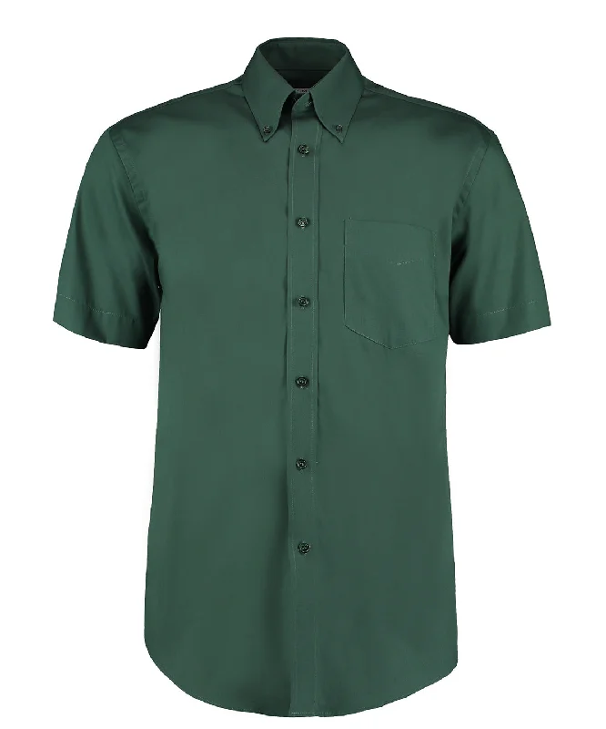 Bottle - Corporate Oxford shirt short-sleeved (classic fit) Cashmere Blend Cotton Blend Poly Blend