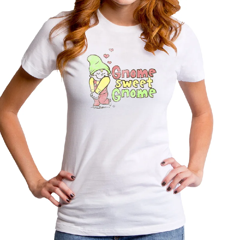 Gnome Sweet Gnome Women's T-Shirt Oversized T-Shirt Spandex breathable