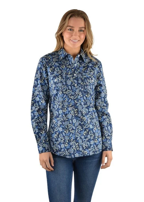 Hard Slog Womens Daphney Full Button Workshirt Anti-Pilling Machine Wash Handmade