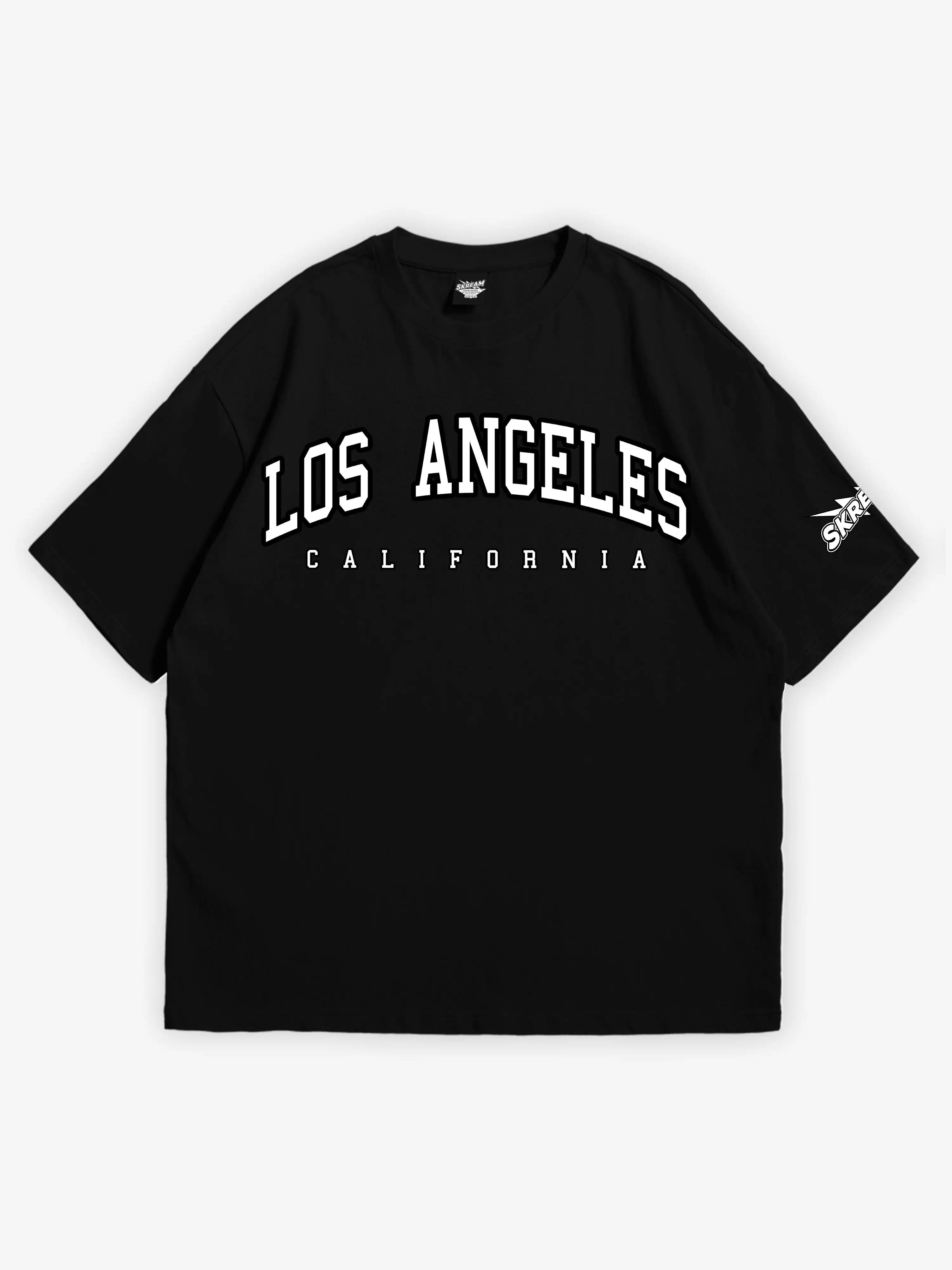 Los Angeles Oversized T-shirt Chenille Brocade Lace