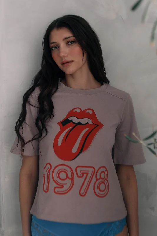 Rolling Stones 1978 Some Girls Tee Welt Pockets Slit Pockets