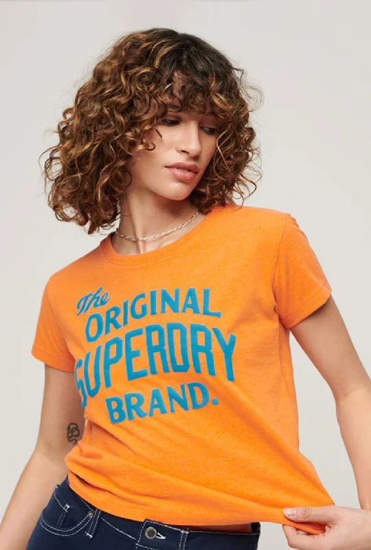 SUPERDRY ARCHIVE NEON GRAPHIC TSHIRT Lace Blend Ribbed Blend Corduroy Blend