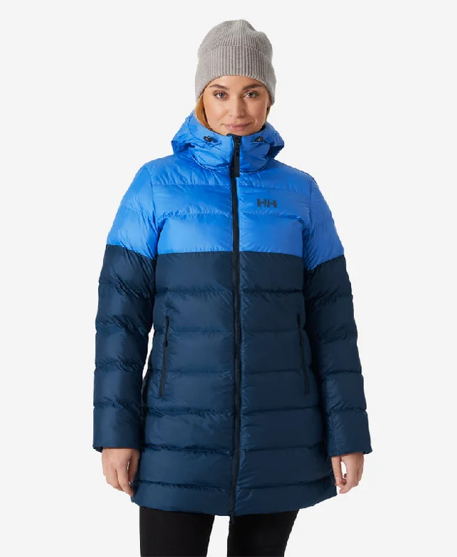 W ACTIVE PUFFY PARKA, Ocean Long Thick Warm Parka