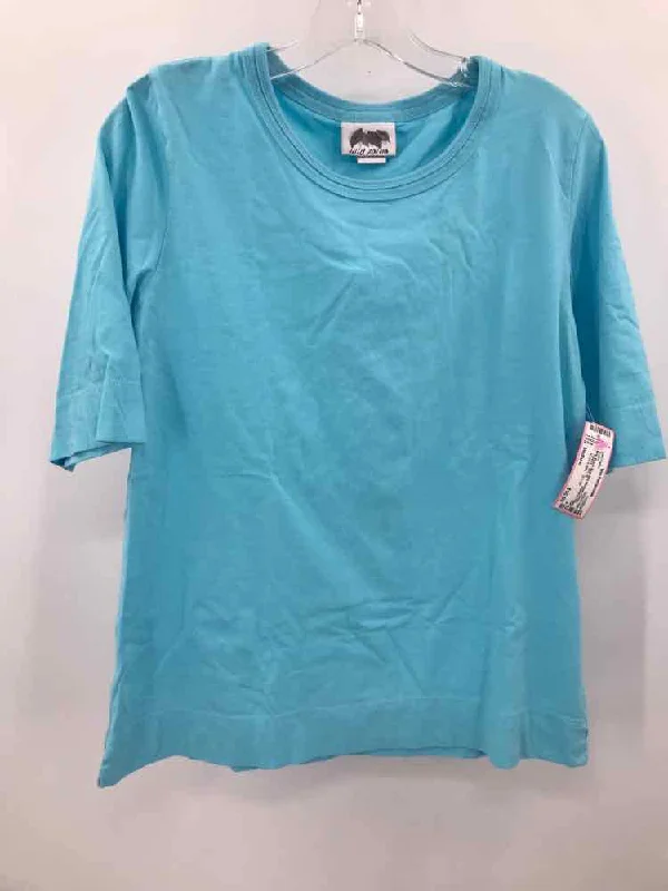 Pre-Owned Wild Palms Blue Size Medium Cotton T-shirt Terry Blend Velvet Blend Canvas Blend