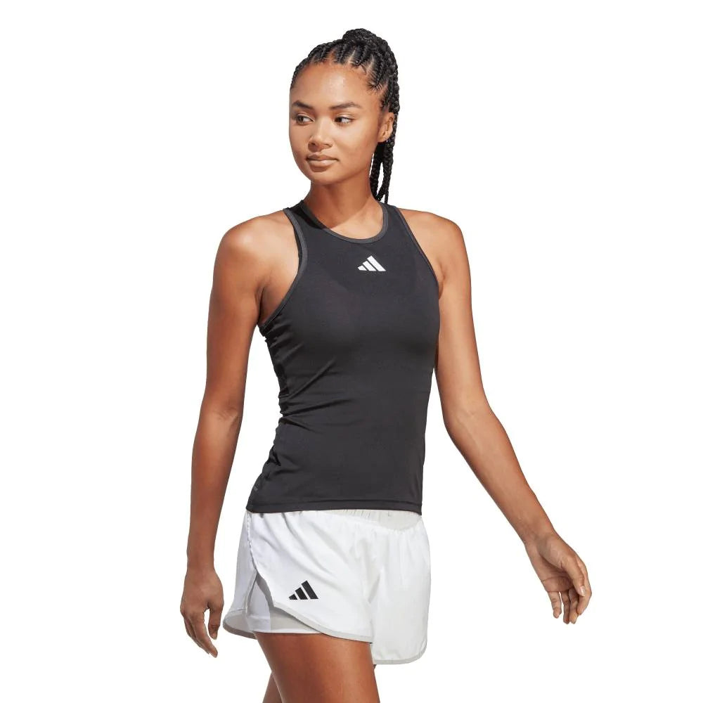 adidas Women's Club Tank Top (Black) print tank top