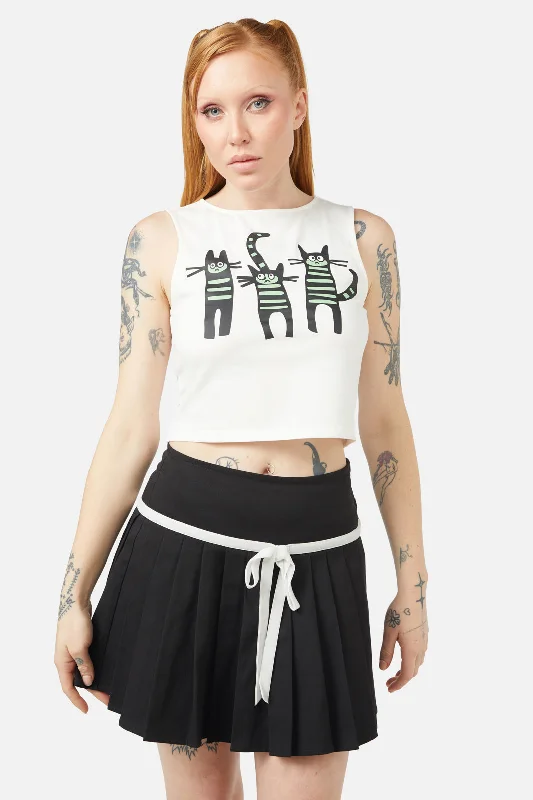 Peculiar Puss Tank layering tank top