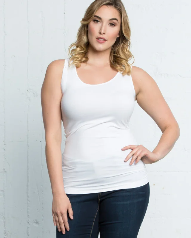 Plus Size Scoopneck Tank by Skinnytees sleep tank top