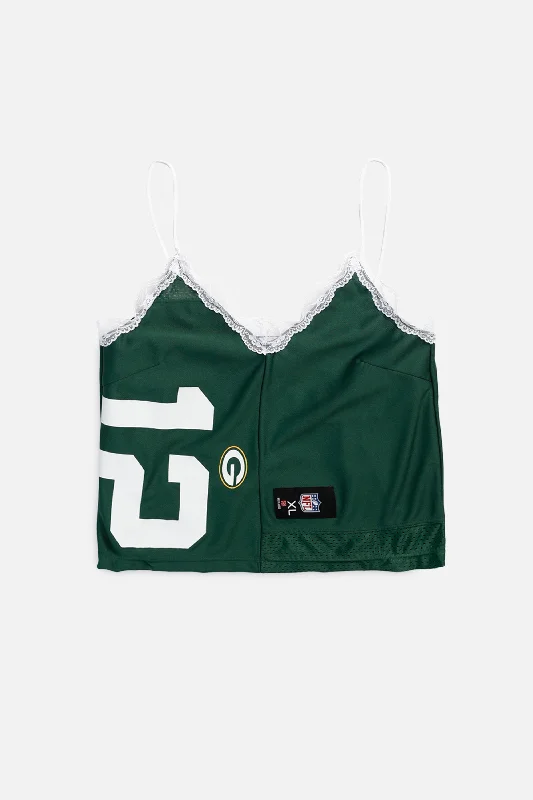 Rework Green Bay Packers NFL Lace Tank - M breathable tank top