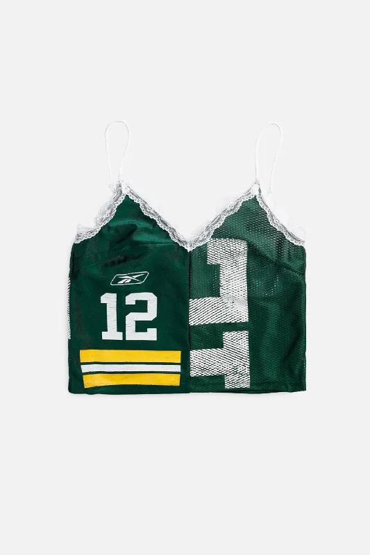 Rework Green Bay Packers NFL Lace Tank - S lightweight tank top