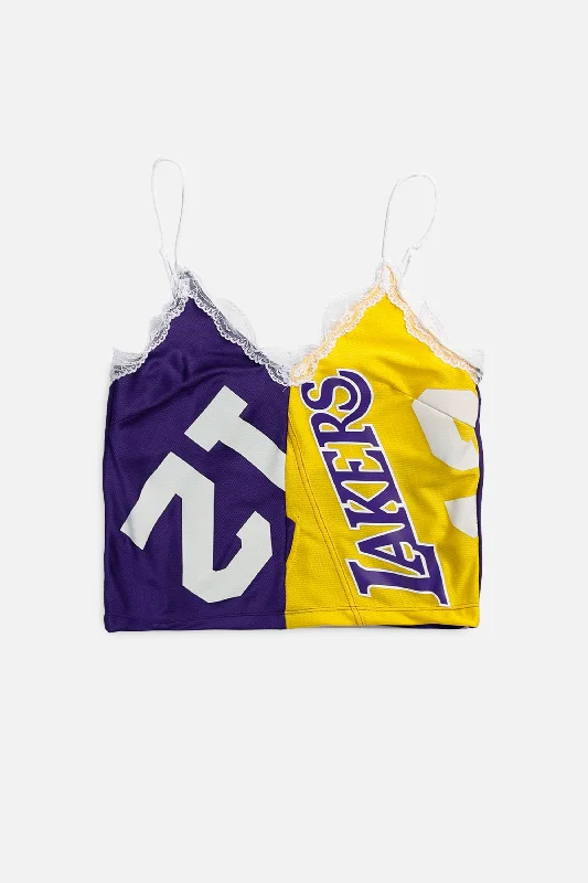 Rework LA Lakers NBA Lace Tank - XS modal blend tank